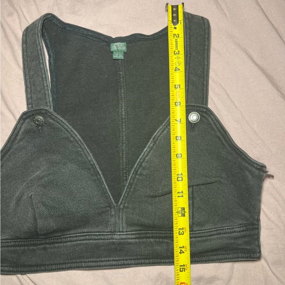 Wild Fable Black Denim Crop Top size Medium - Picture 6 of 11